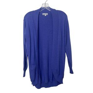 Birch NY Open Front Cardigan Sweater Womens 1X Purple New